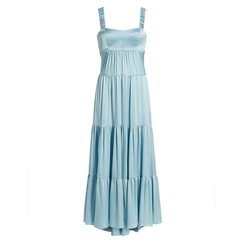 Cinq à Sept Amara Silk Dress Powder Blue